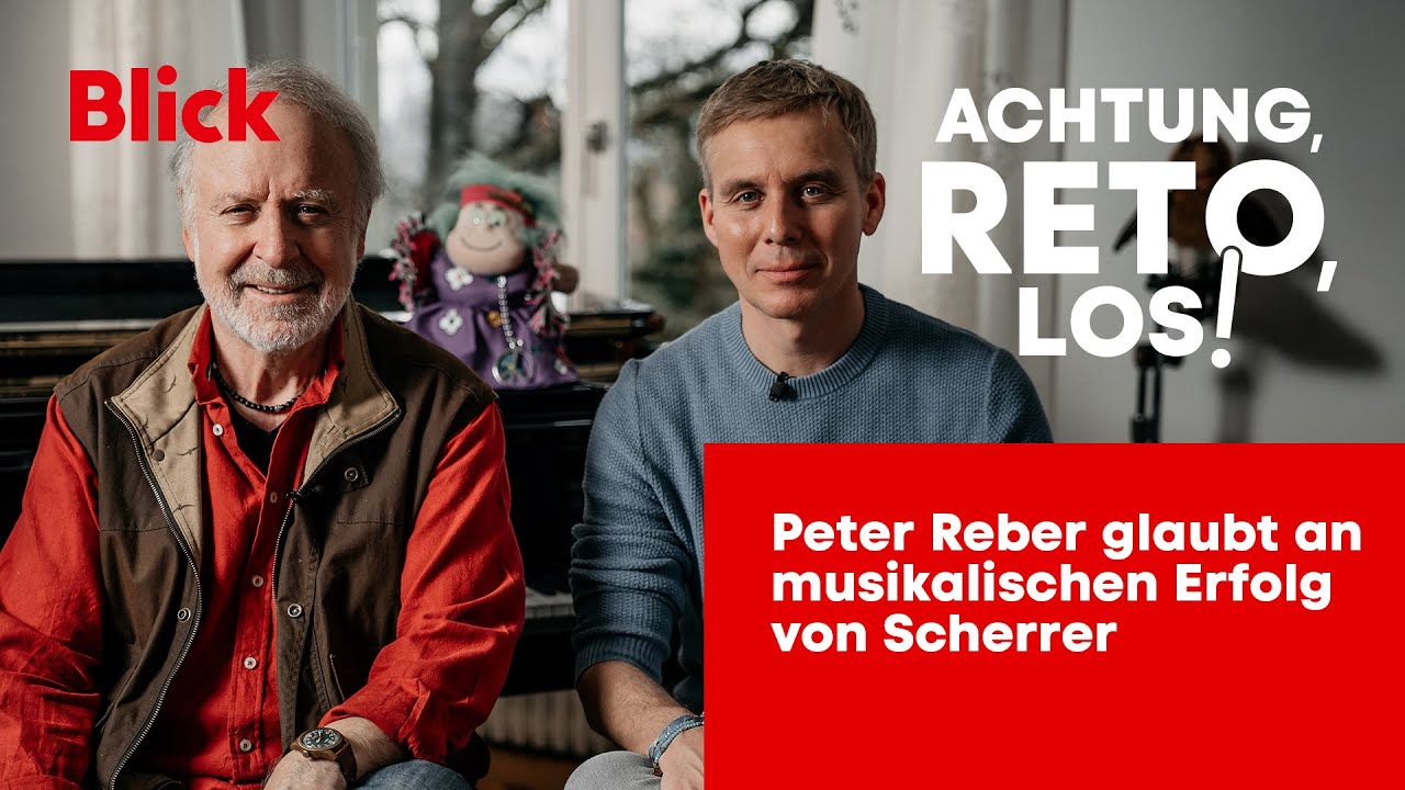 Peter Reber sieht Reto Scherrer am ESC