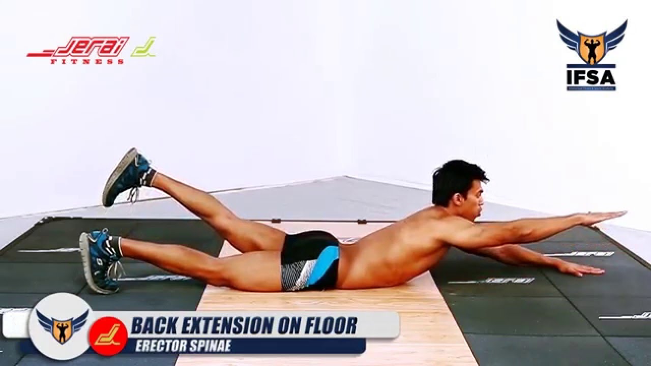 Back extension on floor
