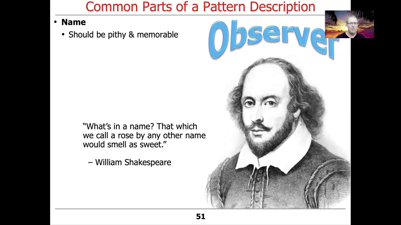 Common Pattern Characteristics and Descriptive Forms