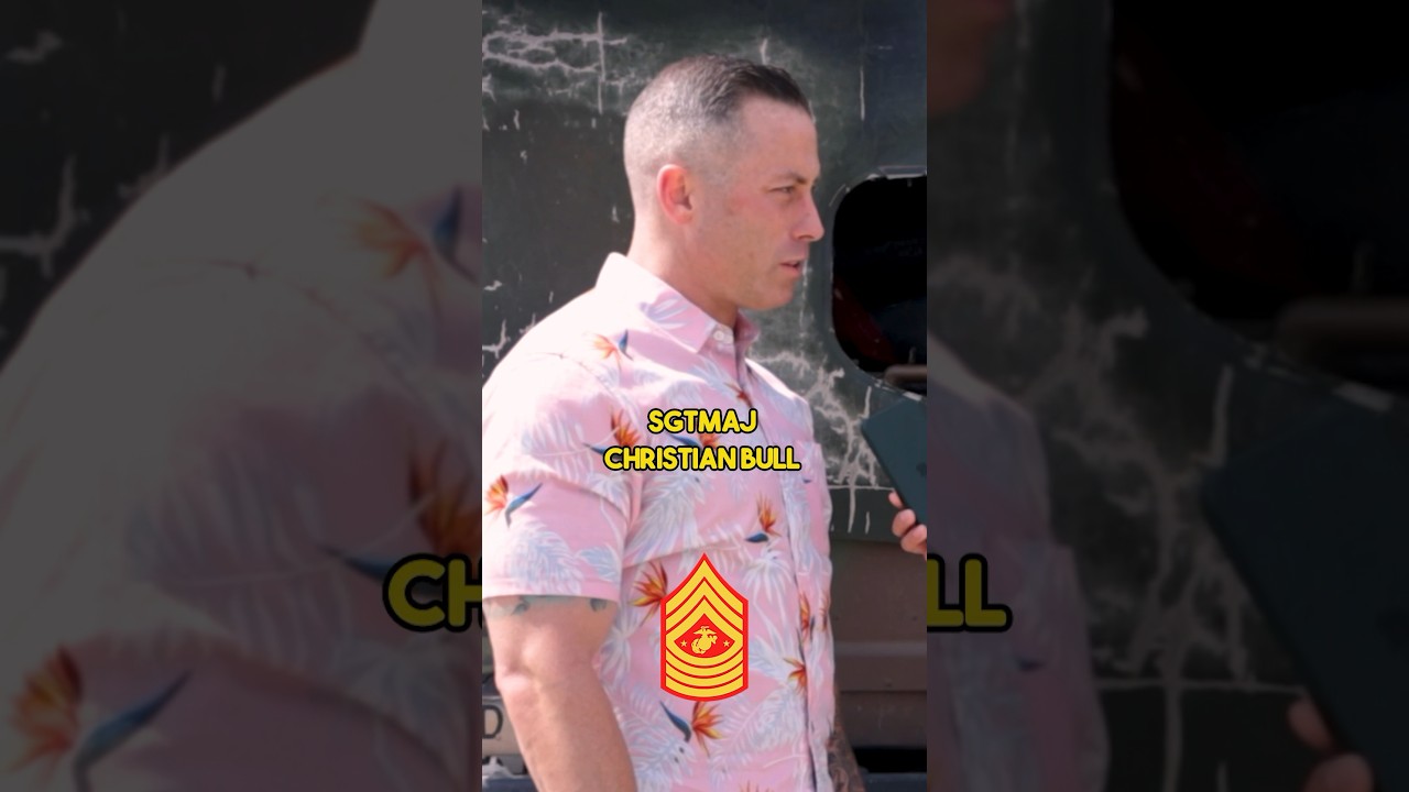 Interviewing a Retired SgtMaj In The Marine Corps 🫡