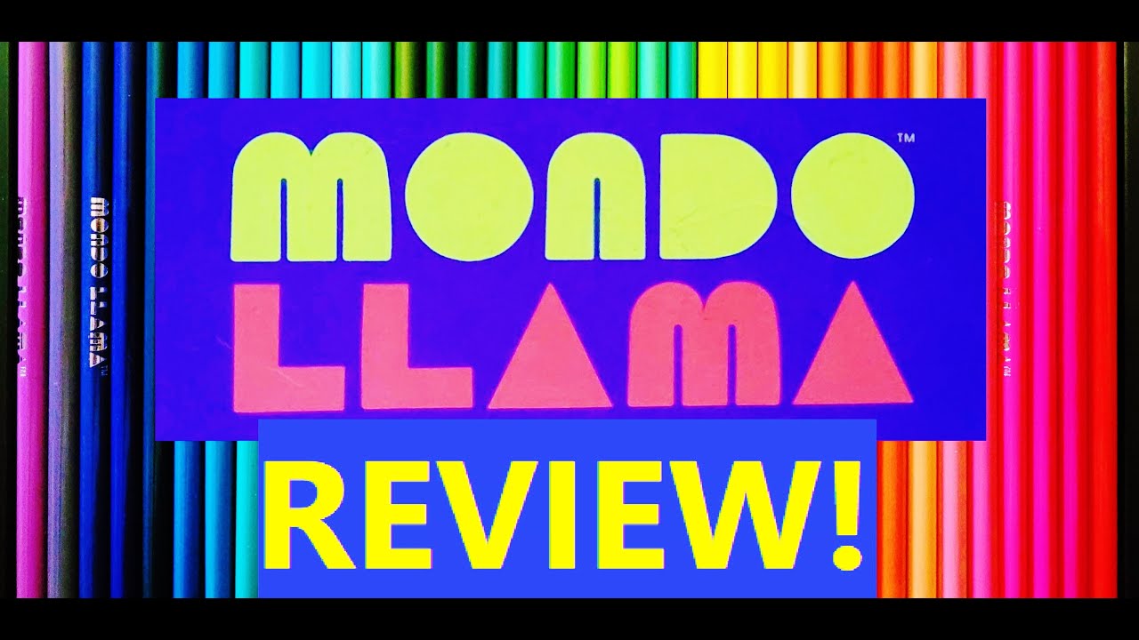 Mondo Llama Colored Pencils Review