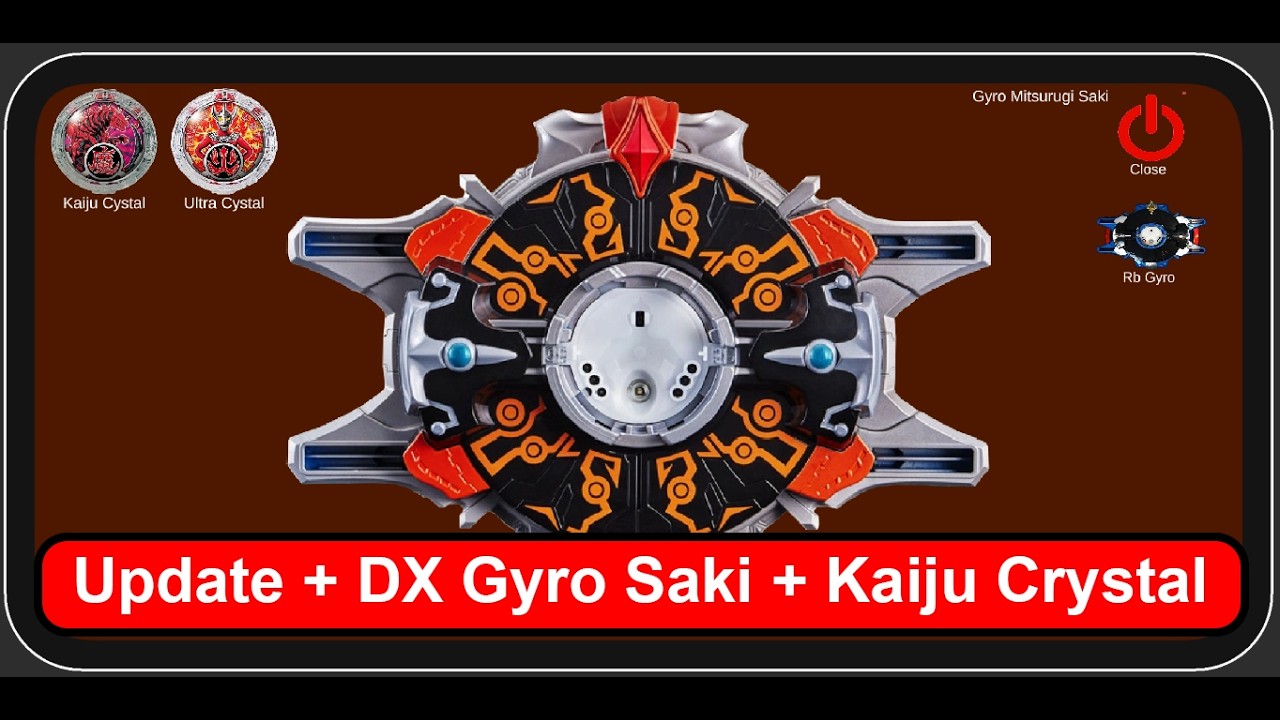 Update DX Ultraman RB Ver 2.0 : Tambah DX Gyro Saki + Kaiju Crystal Complete