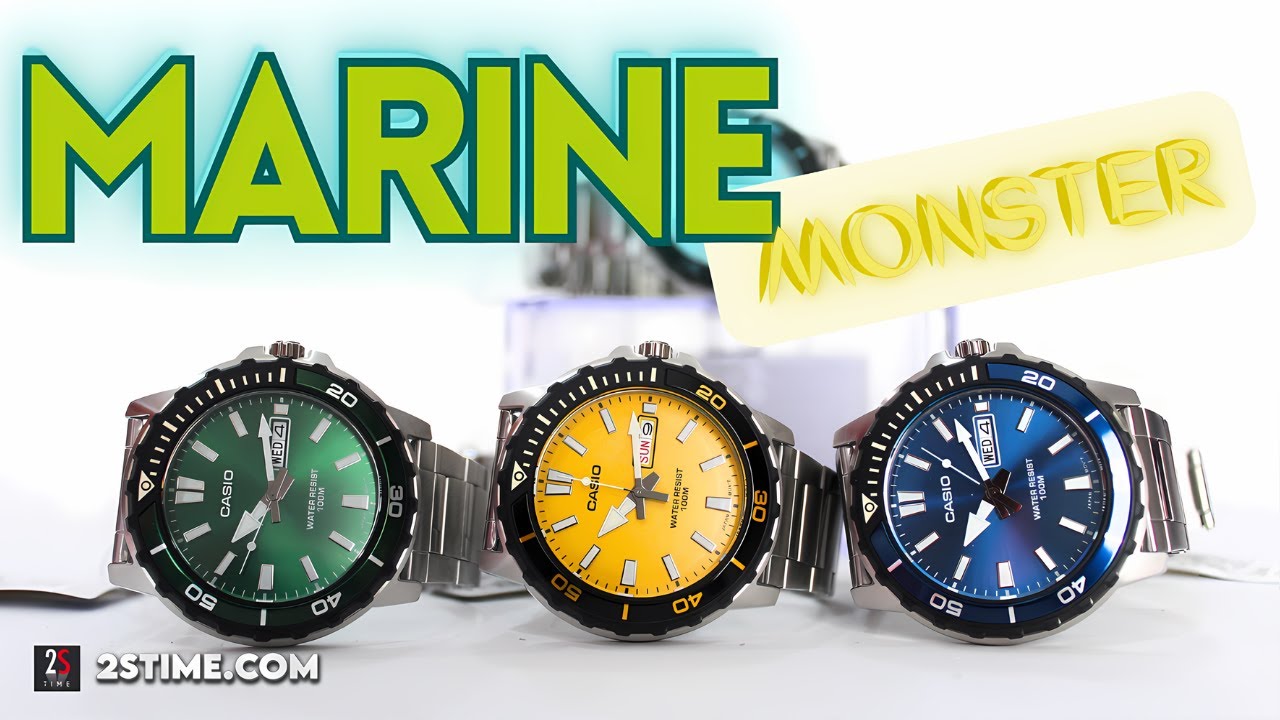 CASIO Marine Monster MTD-125D Sport Watch Collection