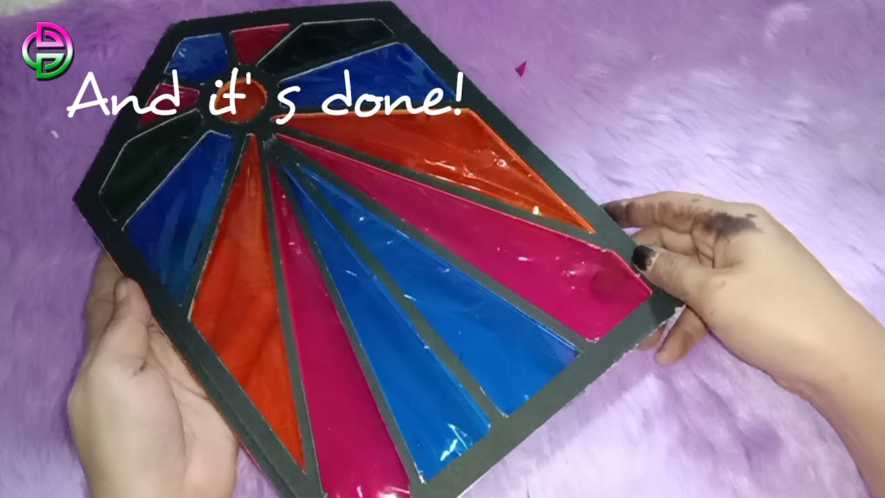 STAINED GLASS using ILLUSTRATION BOARD
