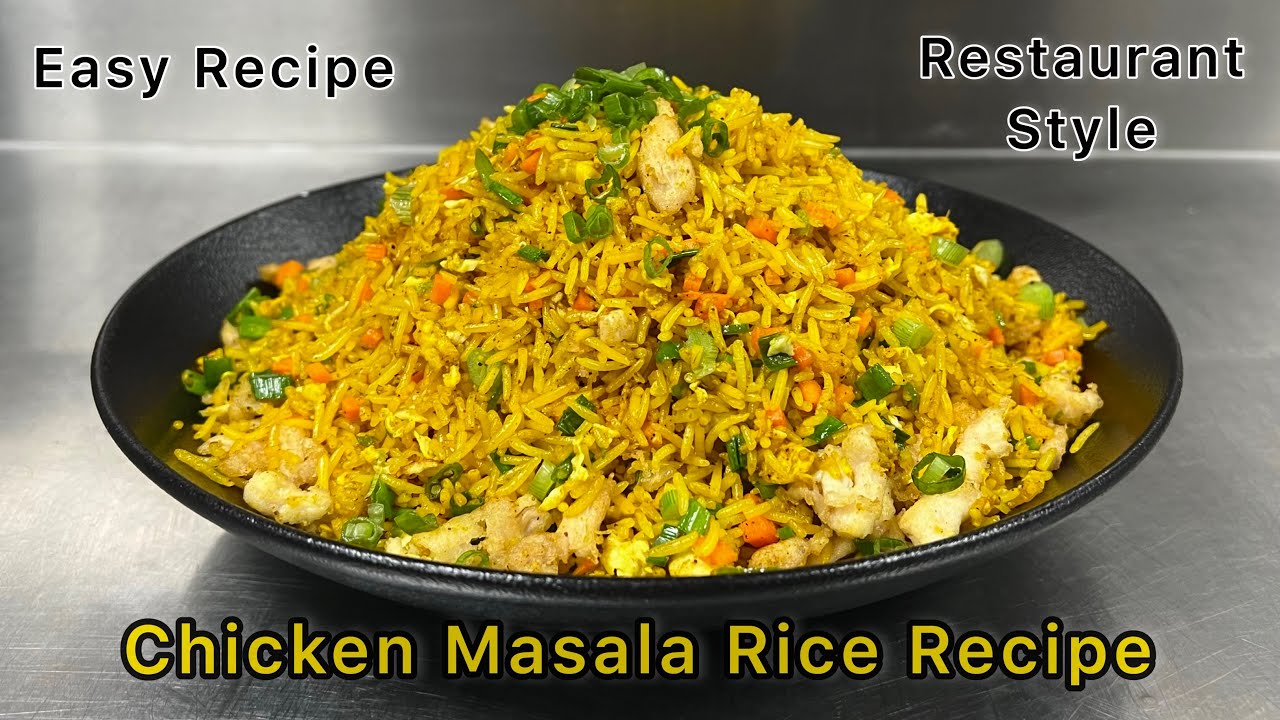 Chicken Masala rice recipe || masala rice recipe || restaurant style chicken masala rice recipe