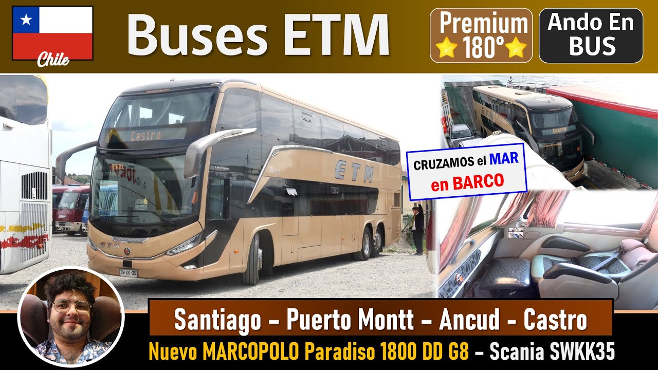 Поездка ETM PREMIUM SANTIAGO CASTRO на автобусе Marcopolo G8 Scania SWKK35