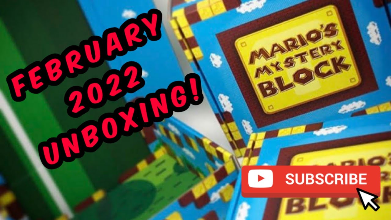 Mario's Mystery Block Unboxing! - February 2022 - Nintendo Themed Mystery Box - GBA Episode 293