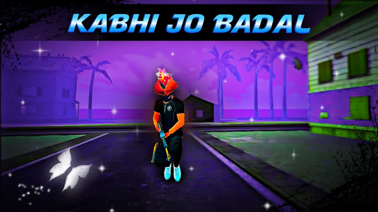 💖 FREE FIRE BEAUTIFUL MONTAGE EDITION 🔥 | 🌧️ KABHI JO BADAL 🌧️