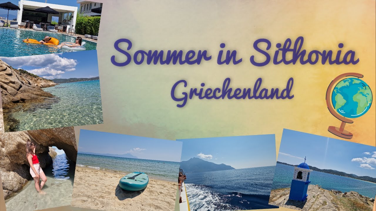 Sommer in Sithonia, Strände, Unterkunft und Schifffahrt den Berg Athos entlang, Griechenland
