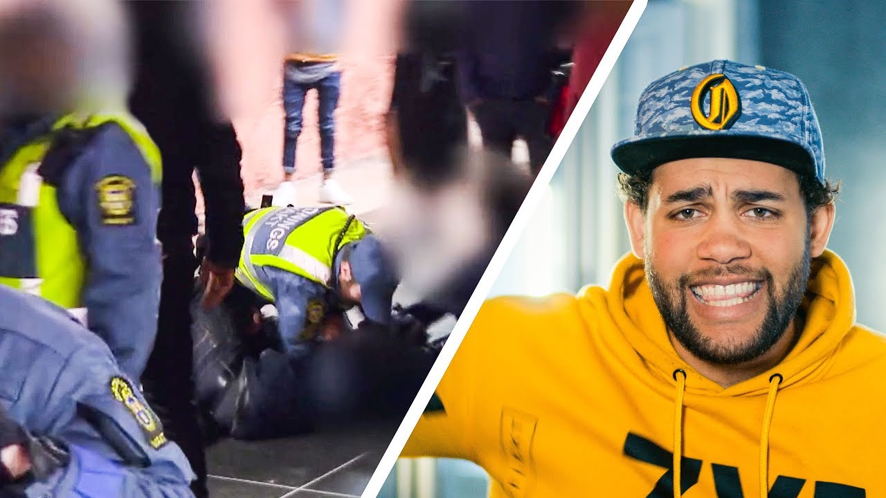 ORDNINGSVAKTEN BRYTER AV ARMEN MED BATONG! | STORYTIME
