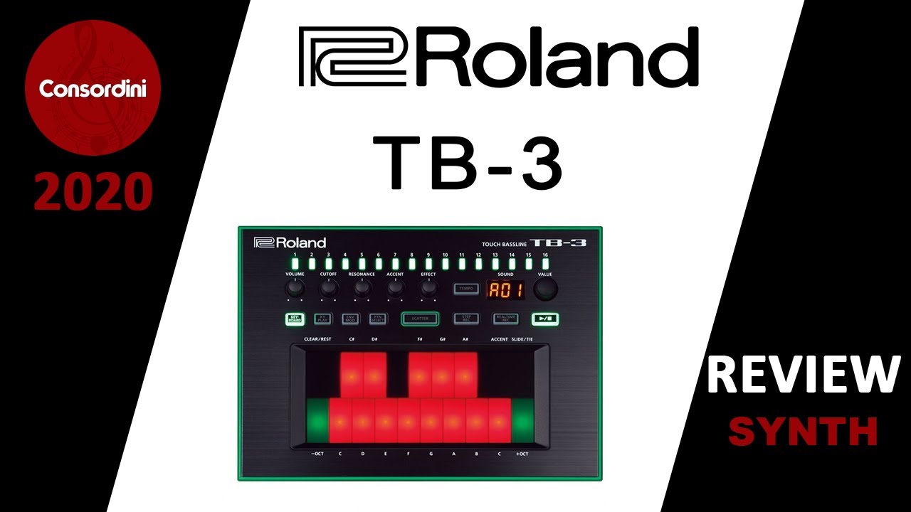 Roland TB-3 - Demo, Tutorial & Review