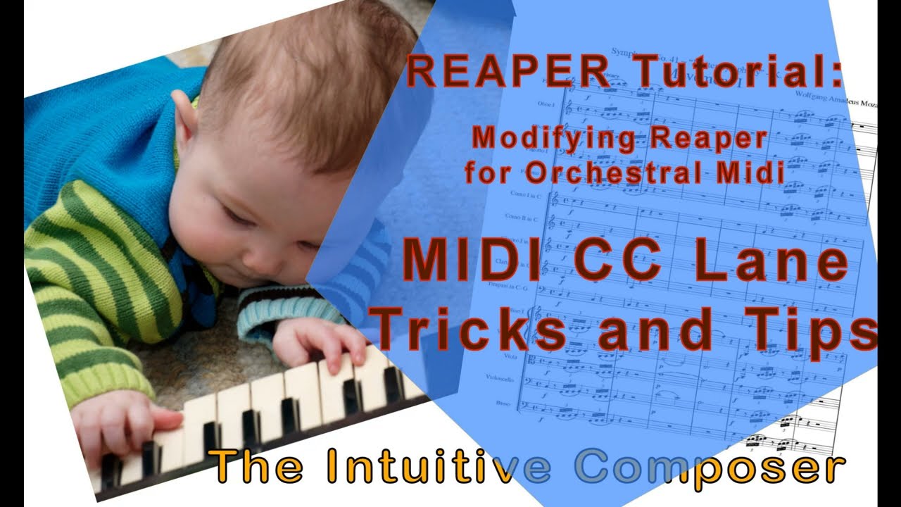 Tricks and Tips for using MIDI CC (Continuous Controller) lanes in REAPER