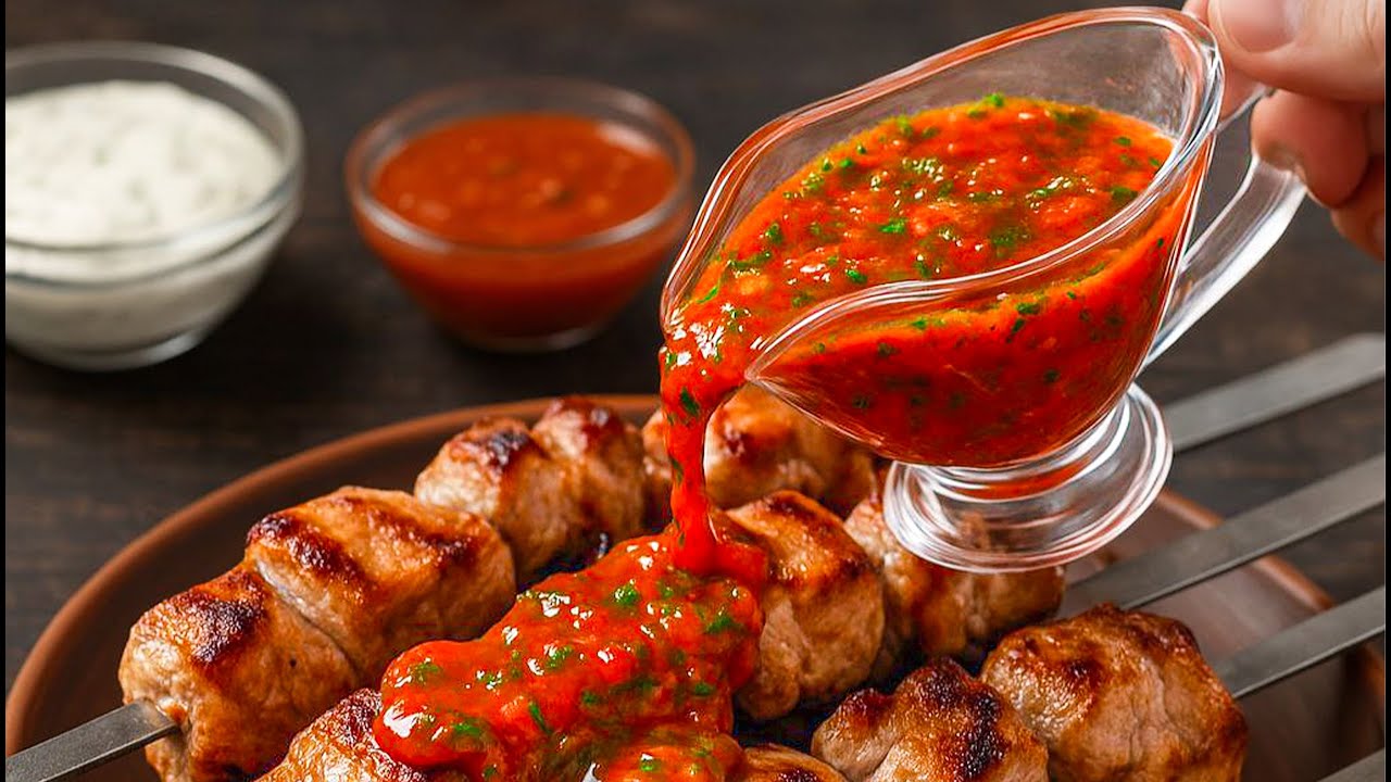 Простой и невероятно вкусный соус. Грузинский соус к шашлыку, мясу и рыбе!