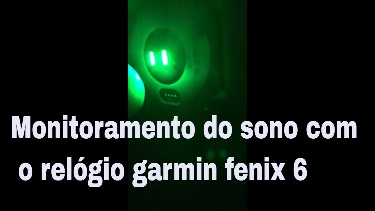 Garmin fenix 6. Monitoramento do sono.