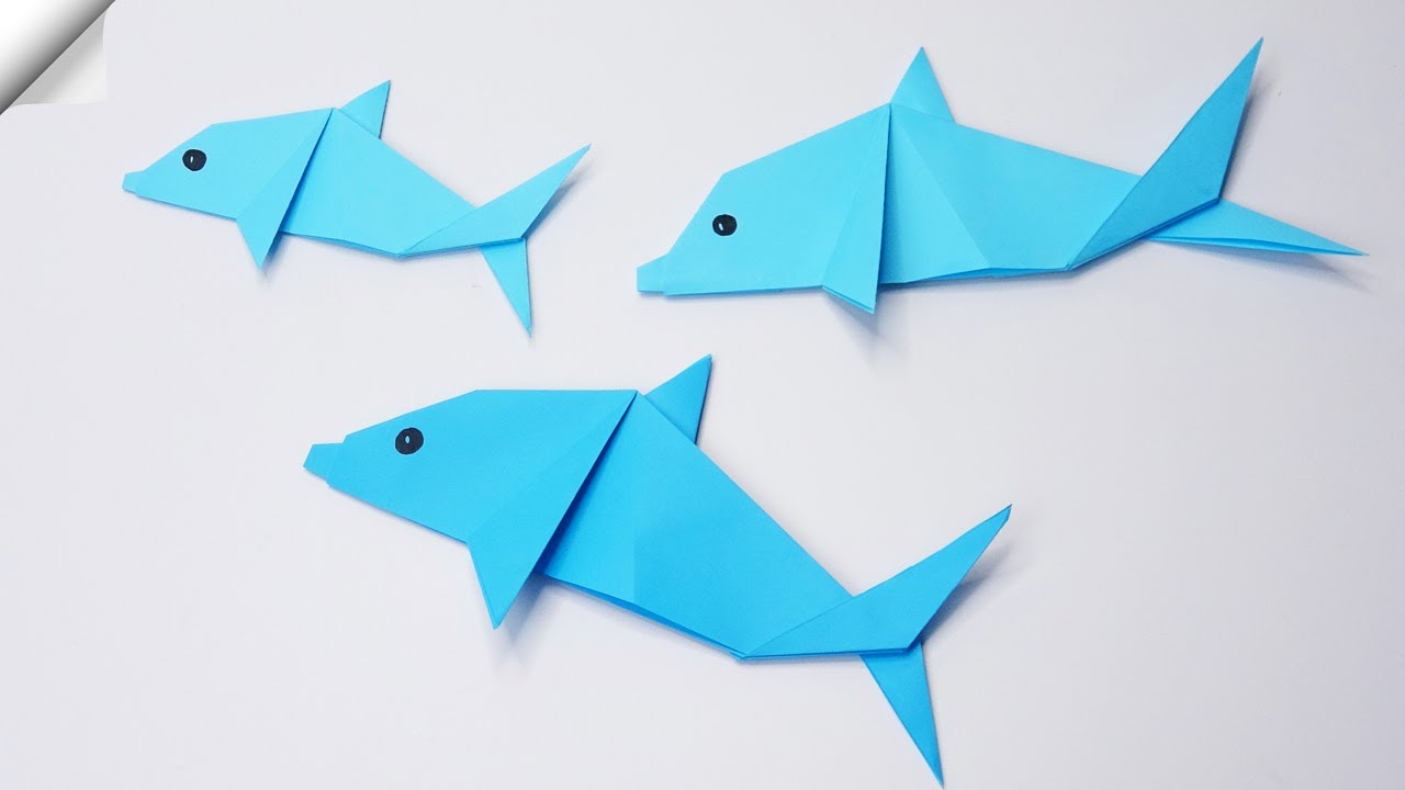 Origami dolphin | How to make paper dolphin