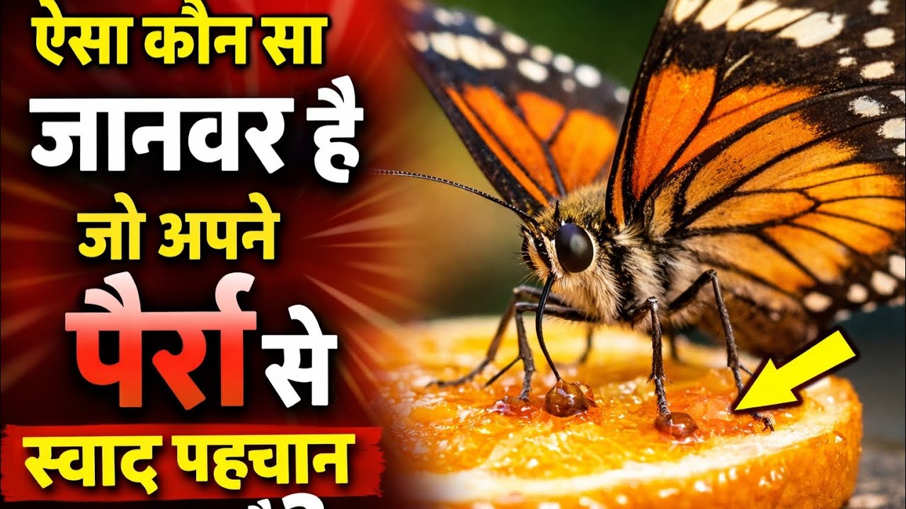 ऐसा कौन सा जानवर है जो अपने पैरों से स्वाद पहचानता है? 🤯 | GK Quiz