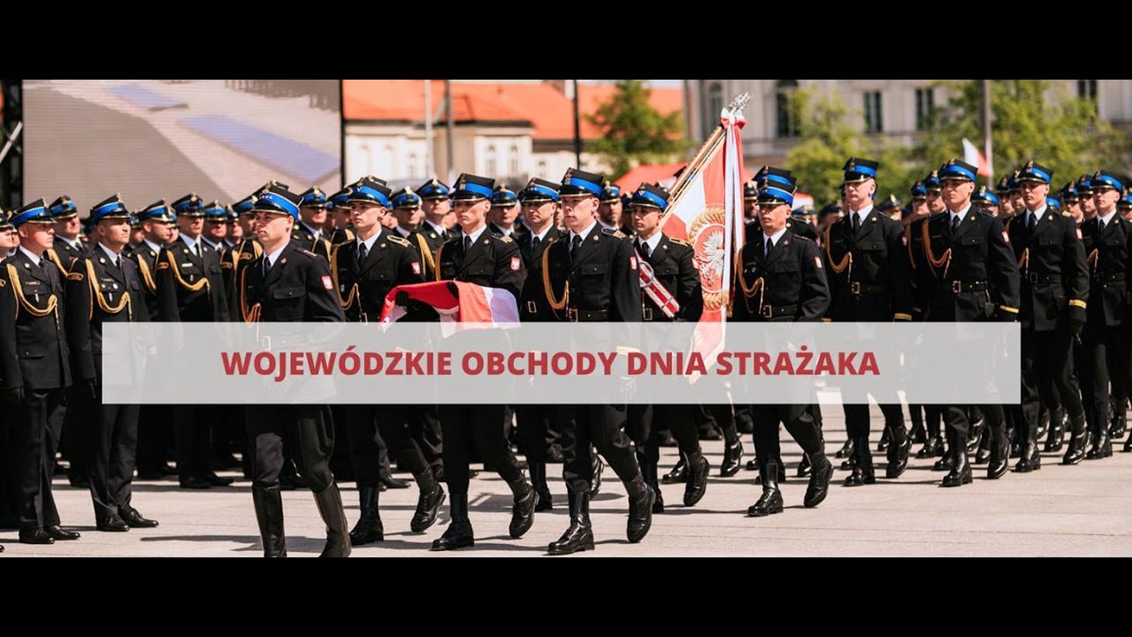 Transmisja Wojewódzkich Obchodów Dnia Strażaka, woj. warmińsko-mazurskie.