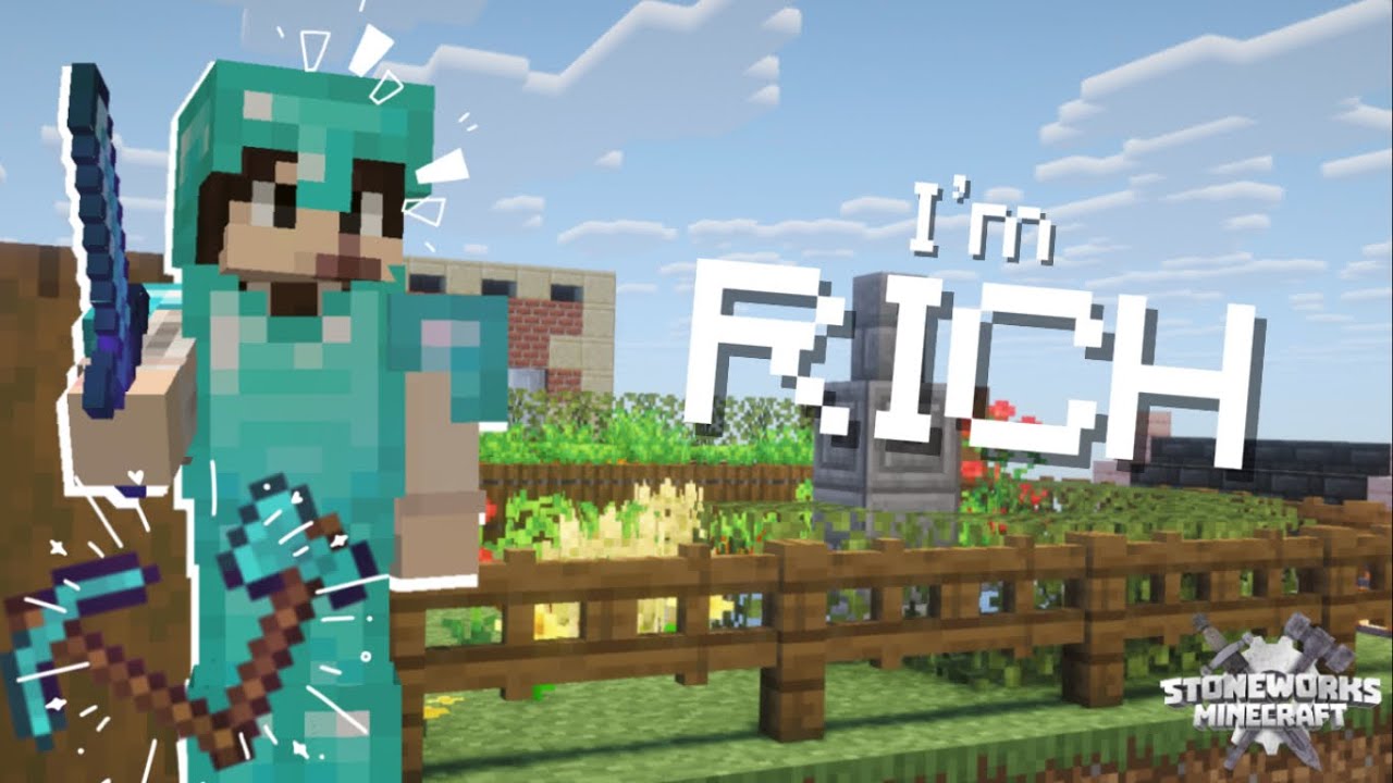 Full Diamond! 💎 Minecraft Stoneworks EP. 2