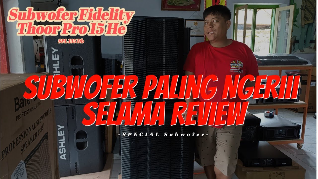 Subwofer Fidelity Thoor 18 He