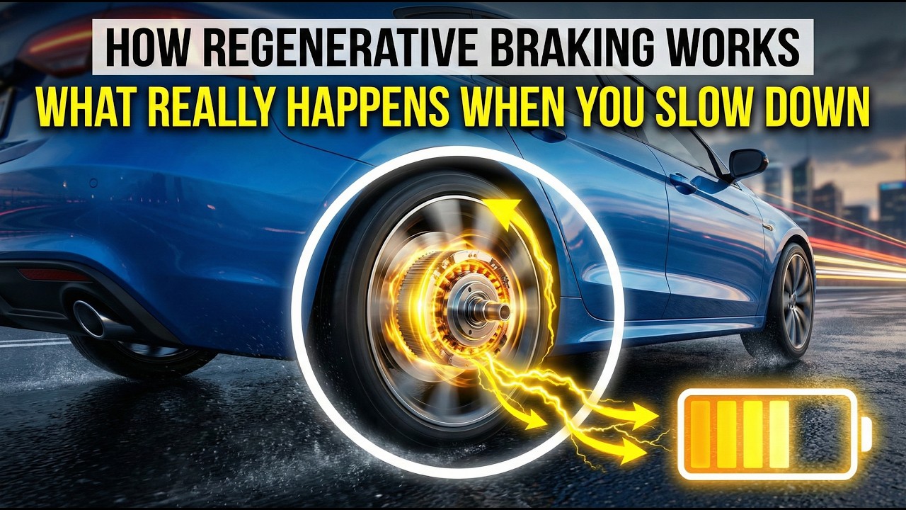 Regenerative Braking Explained: How Electric Cars Turn Slowing Down Into Free Energy