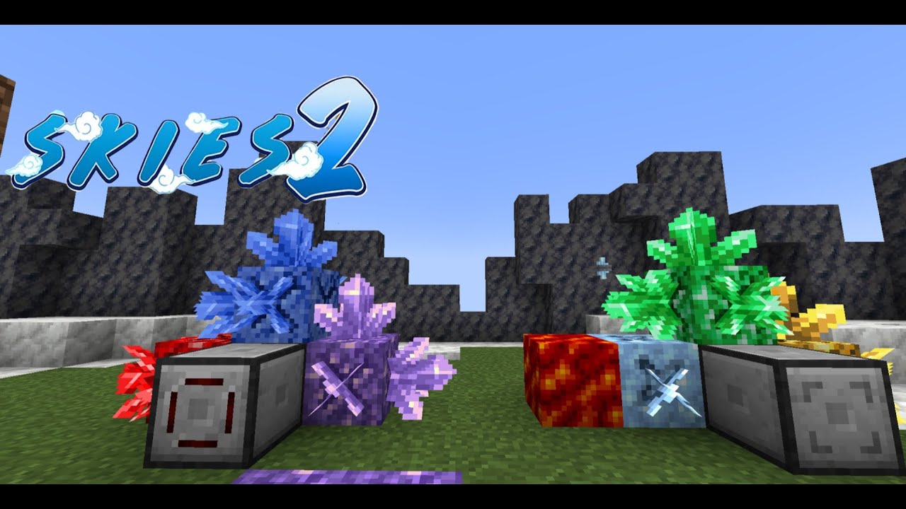 More geores and expanded storage (FTB Skies 2 ep 11)