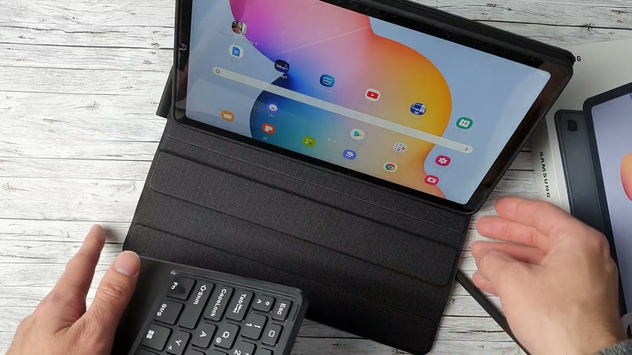 Tab S6 Lite Perfektes Case mit Tastatur und Touchpad