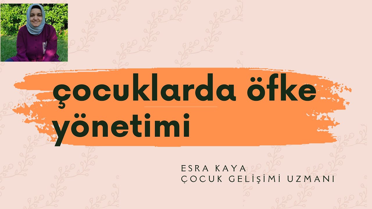 Çocuklarda öfke yönetimi