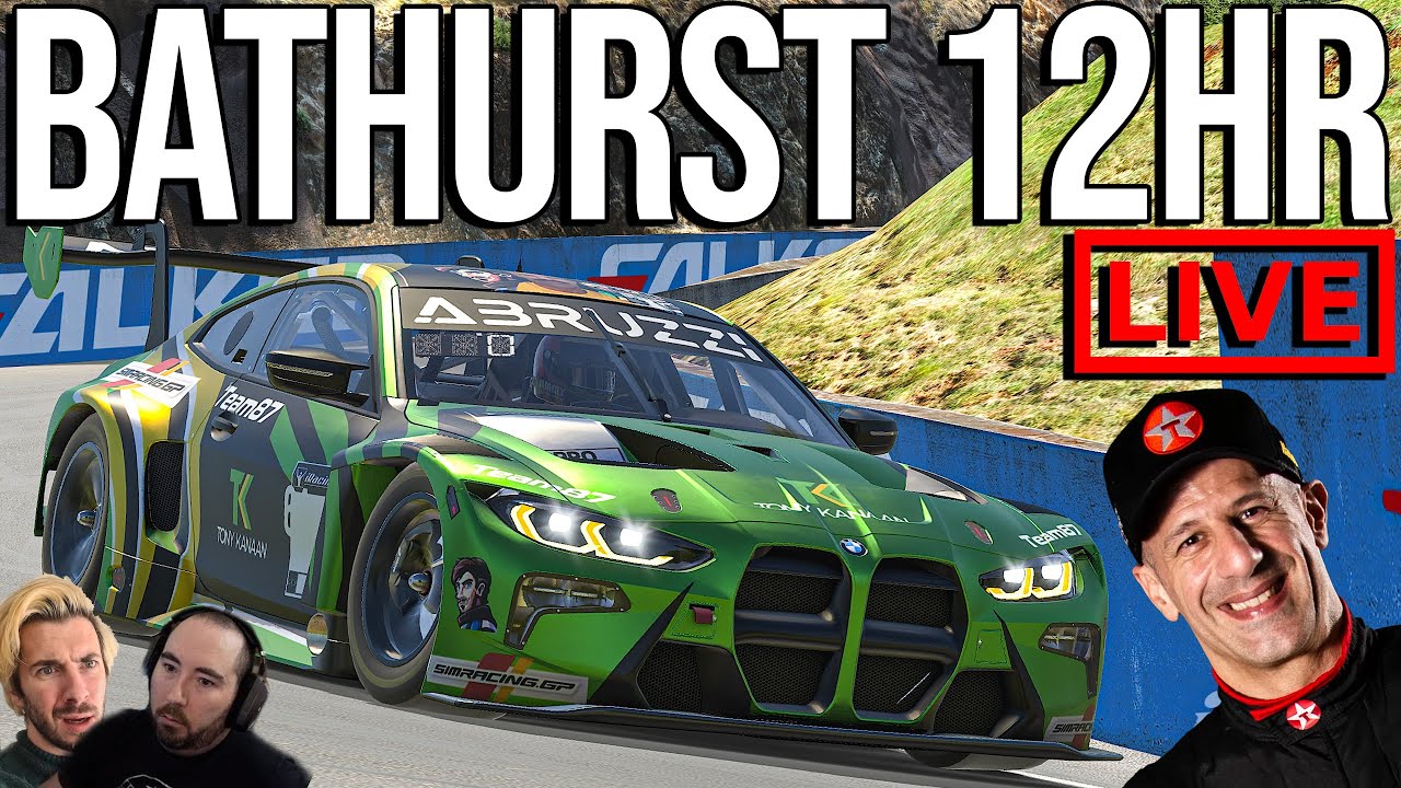 Trying To Survive The iRacing Bathurst 12 Hour | FT. Quirk & Tony Kanaan PT1