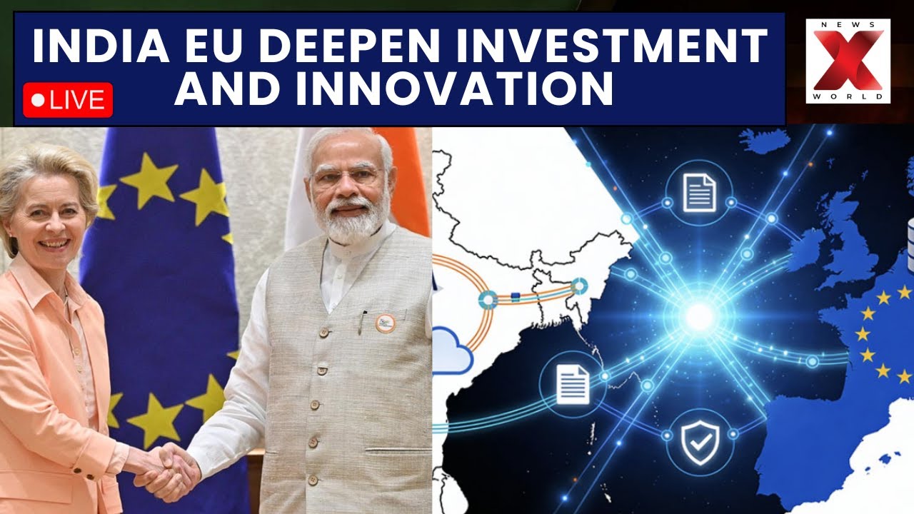India EU Trade Deal LIVE : New innovation partnership launched between India and EU| NewsX World