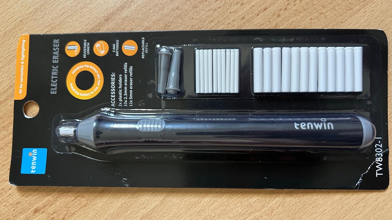 Unboxing Tenwin Electric Eraser
