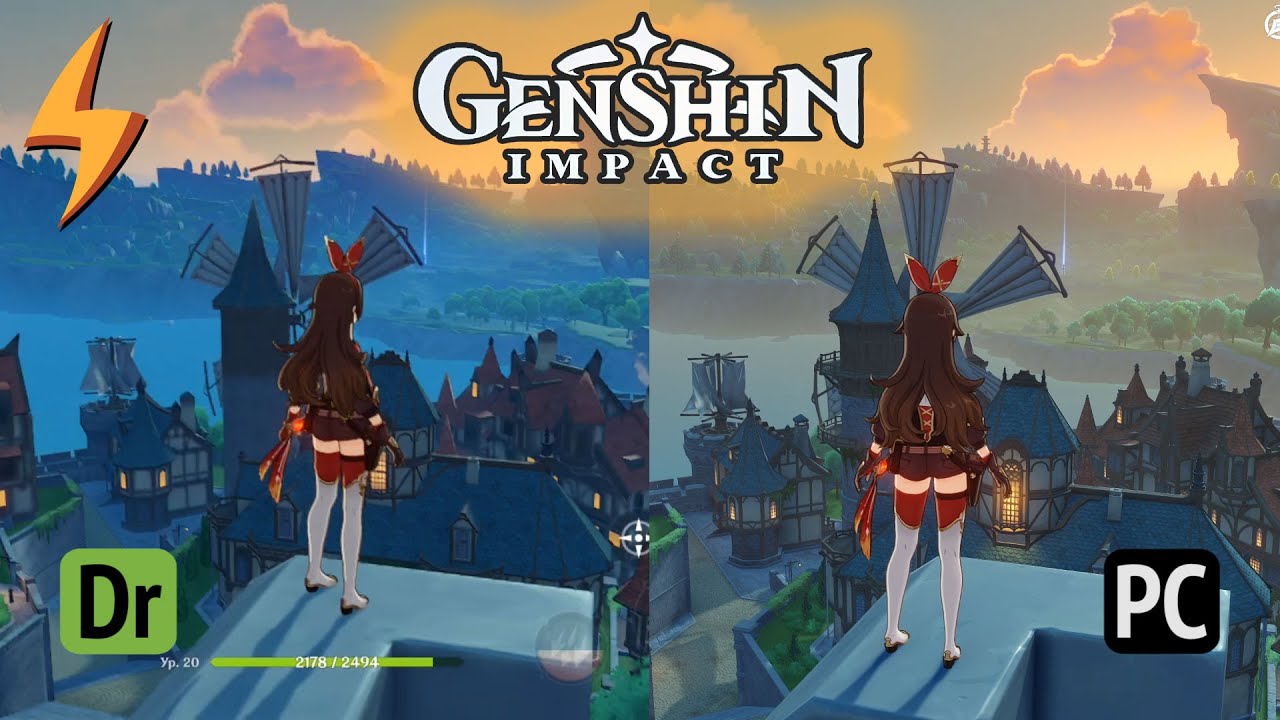 PC vs Android - Genshin Impact (Graphics Comparison - Сравнение графики)