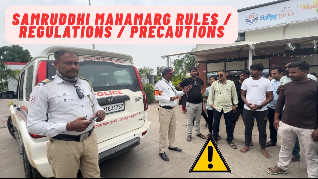 Samruddhi Mahamarg Rules and Regulations Precautions to be taken Guide #samrudhi #samruddhimahamarg