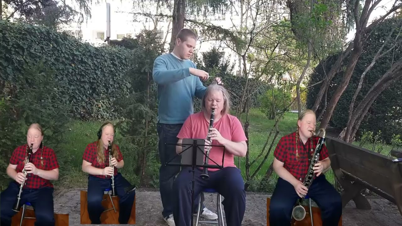 The Barber of Seville, With haircut, clarinet quartet