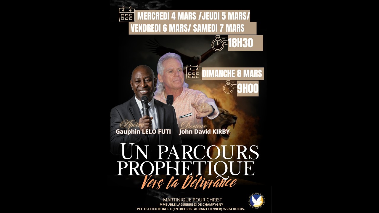 UN PARCOURS PROPHETIQUE VERS LA DELIVRANCE | APOTRE GAUPHIN LELO FUTI - DOCTEUR JOHN DAVID KIRBY