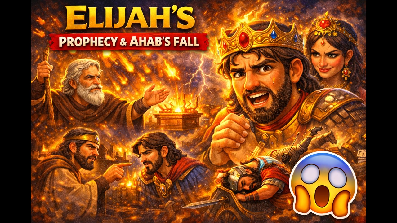 🔥 Elijah vs Ahab: The Prophecy That Shook a Kingdom | Animated Bible Story