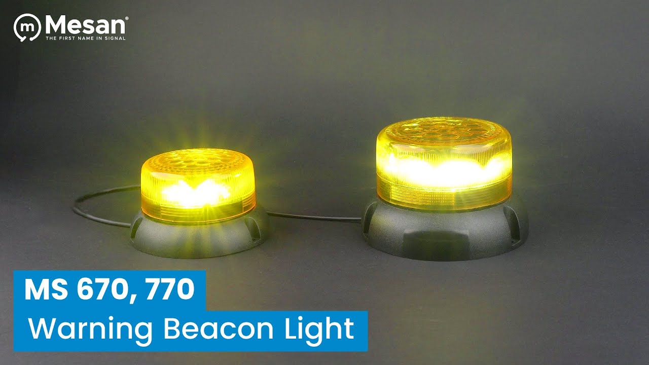 MS 670, 770 | SIGNAL WARNING BEACON | 9 MODES
