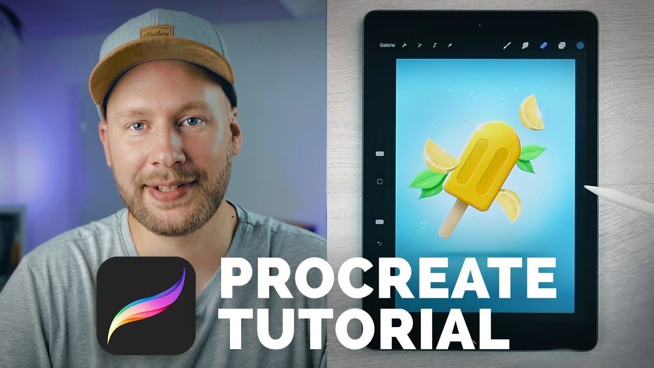 Einfach illustrieren mit Procreate auf dem iPad, Tutorial für Anfänger | Teil 1/2 (Deutsch)