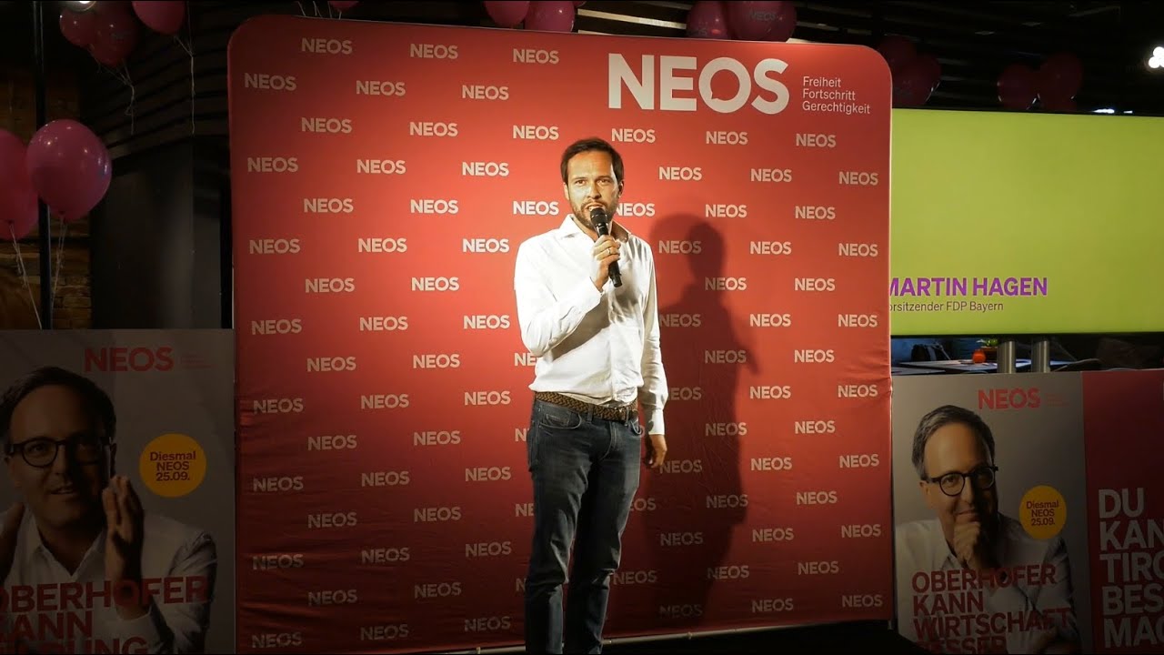 Rede Martin Hagen Wahlkampfauftakt NEOS Tirol