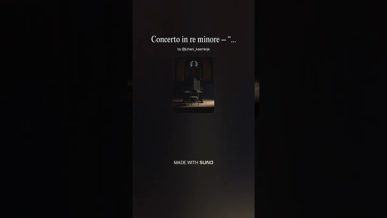Concerto in re minore – “Tenebrae”  1. Allegro