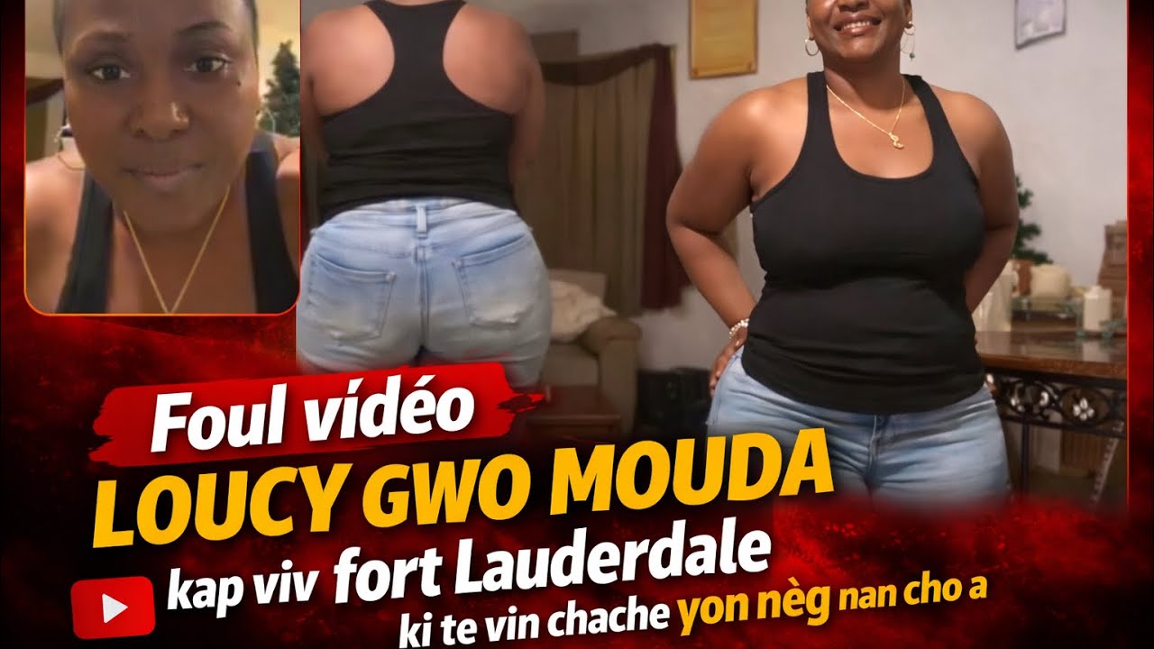 Foul vidéo Loucy gwo mouda kap viv fort Lauderdale ki tè vin chache yon nèg nan cho a 
