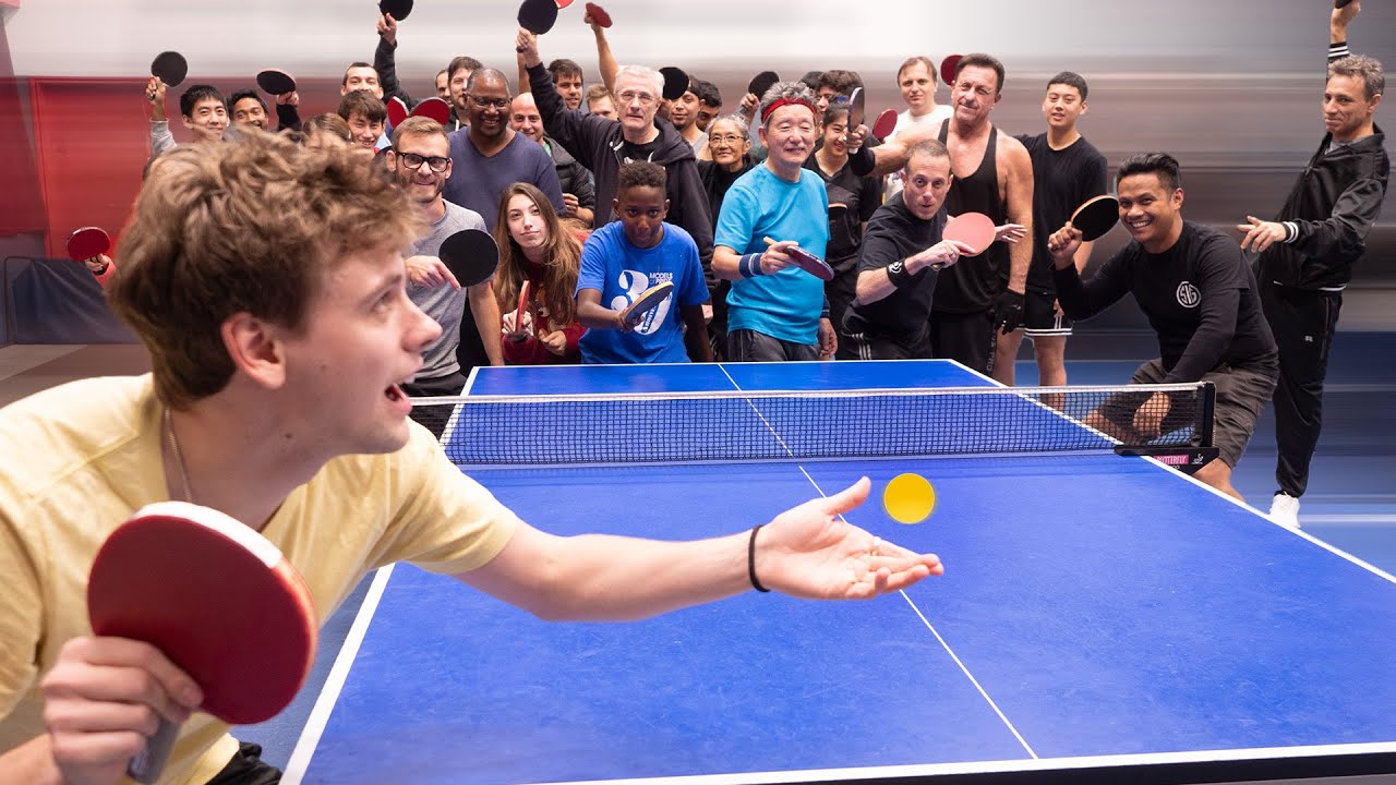 30 vs 1: Ping Pong Challenge