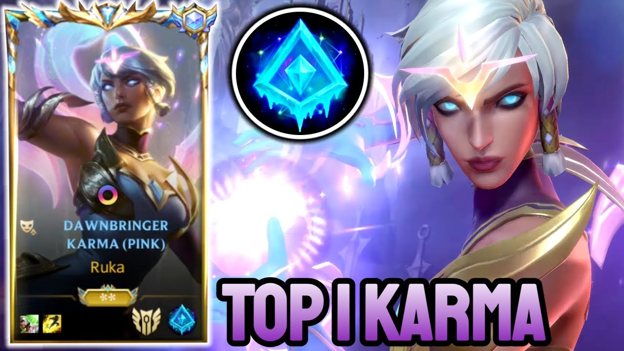 WILD RIFT KARMA - TOP 1 KARMA GAMEPLAY - SOVEREIGN RANKED