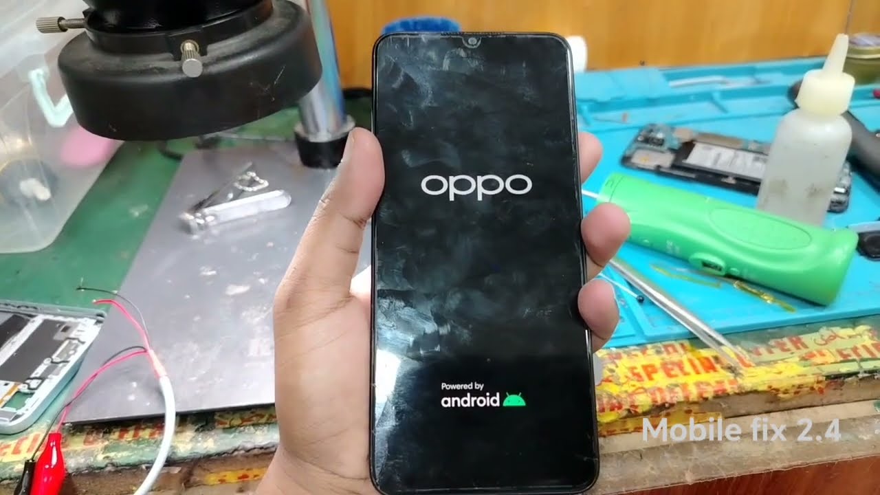 Oppo a77 and a77s charging not working mobile full not opening Only Oppo Fast Logo