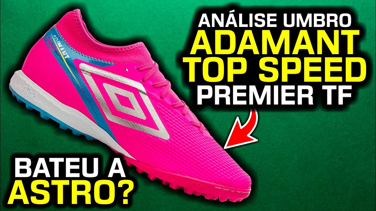 MELHOR que a Umbro ASTRO? - Análise chuteira society Umbro Adamant Top Speed Premier TF