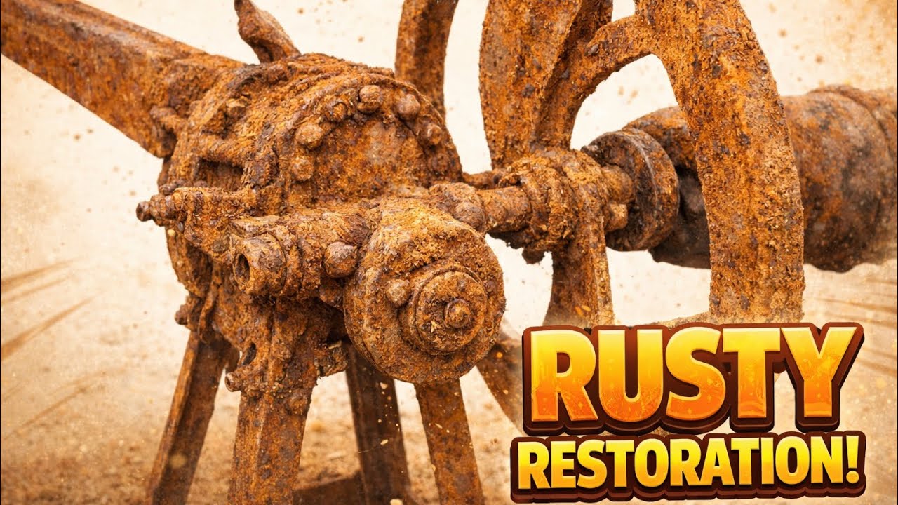 Rusty Tool Restoration 😱 | 100 Years Old Machine Restored Like New