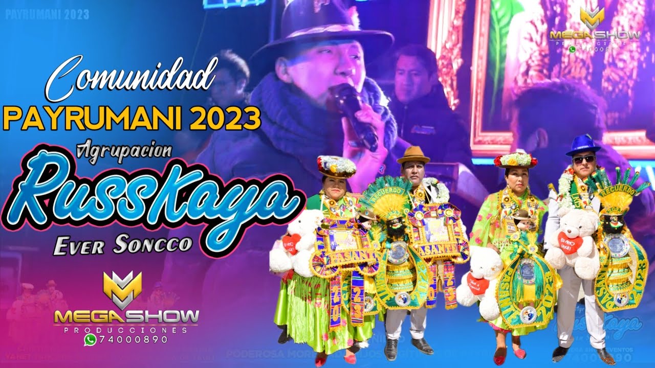 RUSSKAYA EN VIVO FRATERNIDAD MORENADA HIJOS LEGITIMOS DE LA COMUNIDAD PAYRUMANI SHOW COMPLETO