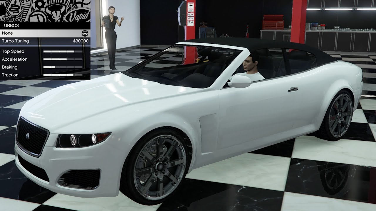 GTA 5 — кастомизация оригинального автомобиля — Lampadati Felon GT (Maserati GranCabrio/Jaguar XF)