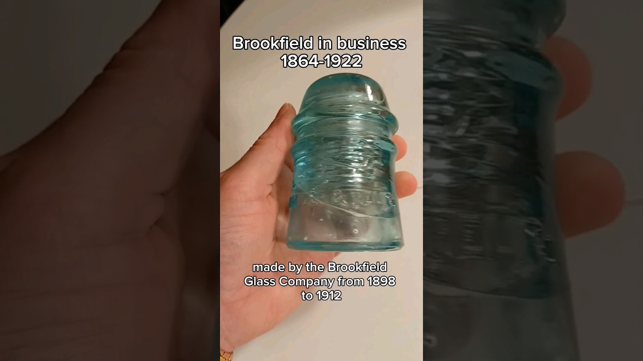 Yay history! #vintage #history #insulator #glass #collector #shorts