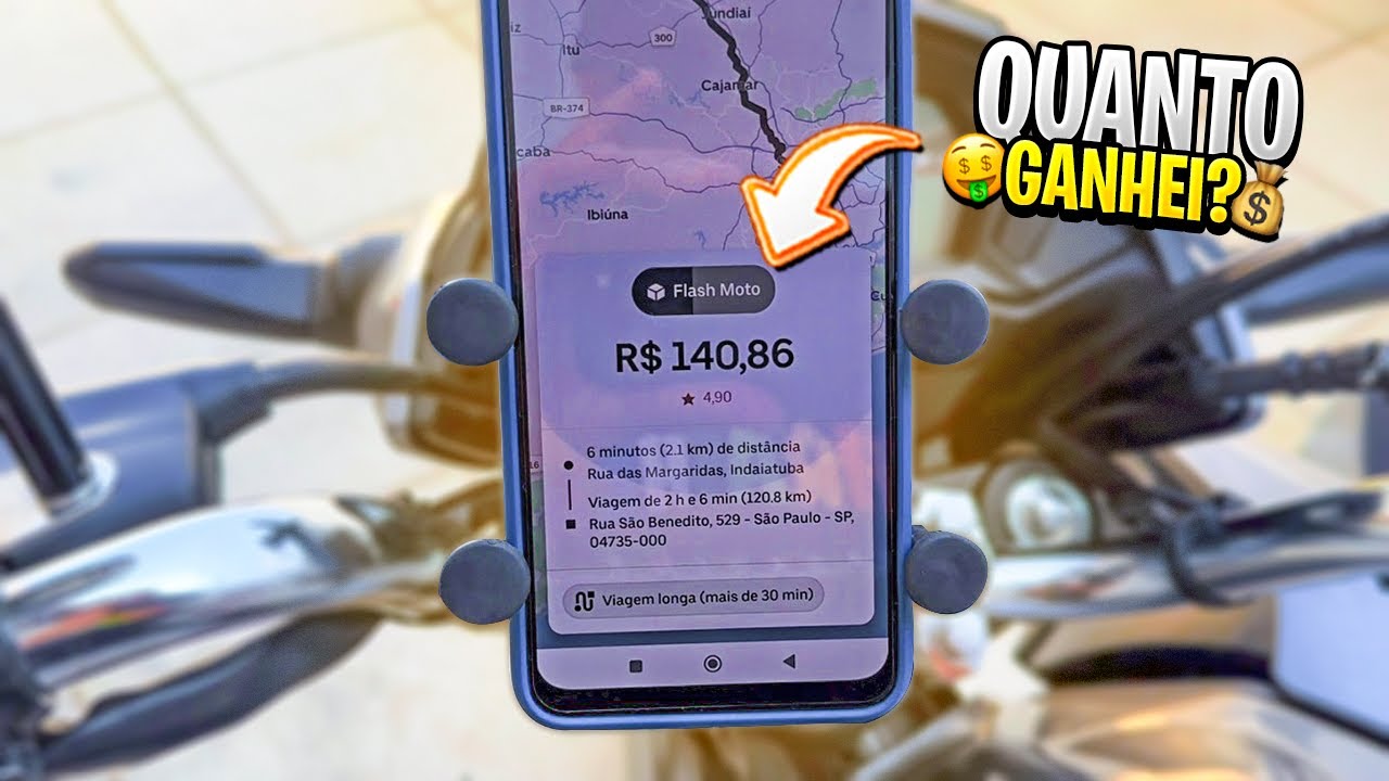 QUANTO GANHEI 🤑 NO PRIMEIRO DIA NA UBER ENTREGAS?