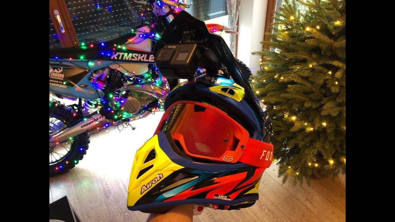 Vlog #2 GoPro Hero 7 Black mocowanie pod daszkiem Airoh Aviator 2.3 uchwyt pod daszek